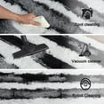 thumbnail image 7 of 6x9 Large Fluffy Shag Area Rug, Black and White Striped Rugs for Living Room, Modern Indoor Non Slip Washable Carpet, Furry Throw Carpets for Bedroom Home Decor, 7 of 7