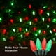 thumbnail image 5 of Luces navideñas DEWENWILS C9, 33.3 pies, 50 LED, rojo y verde, 5 of 9