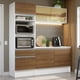 thumbnail image 2 of Mueble de Cocina Compacto 180cm Blanco/Marrón Diamante Madesa 86, 2 of 3