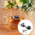 thumbnail image 1 of WALFRONT Stainless Steel Loose Tea Infuser Leaf Strainer Filter Diffuser Herbal Spice Love Heart Chain, loose tea , tea infusers, 1 of 7