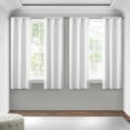 thumbnail image 2 of (2 pack) Mainstays 4 of a Kind Blackout Curtain Panels, Set of 4, White, 28" W x 63" L, 2 of 7