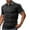 Black, variant on hoksml Men's Athletic T Shirt Summer Casual Loose Color Blocked Pearl Cotton Small Twill Short Sleeve Solid Color Collared Polos Plus Size Top Elastic Cuffs