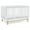 Bianca White/Natural, variant on Delta Children Poppy 4-in-1 Convertible Crib - Greenguard Gold Certified, Midnight Grey/Natural