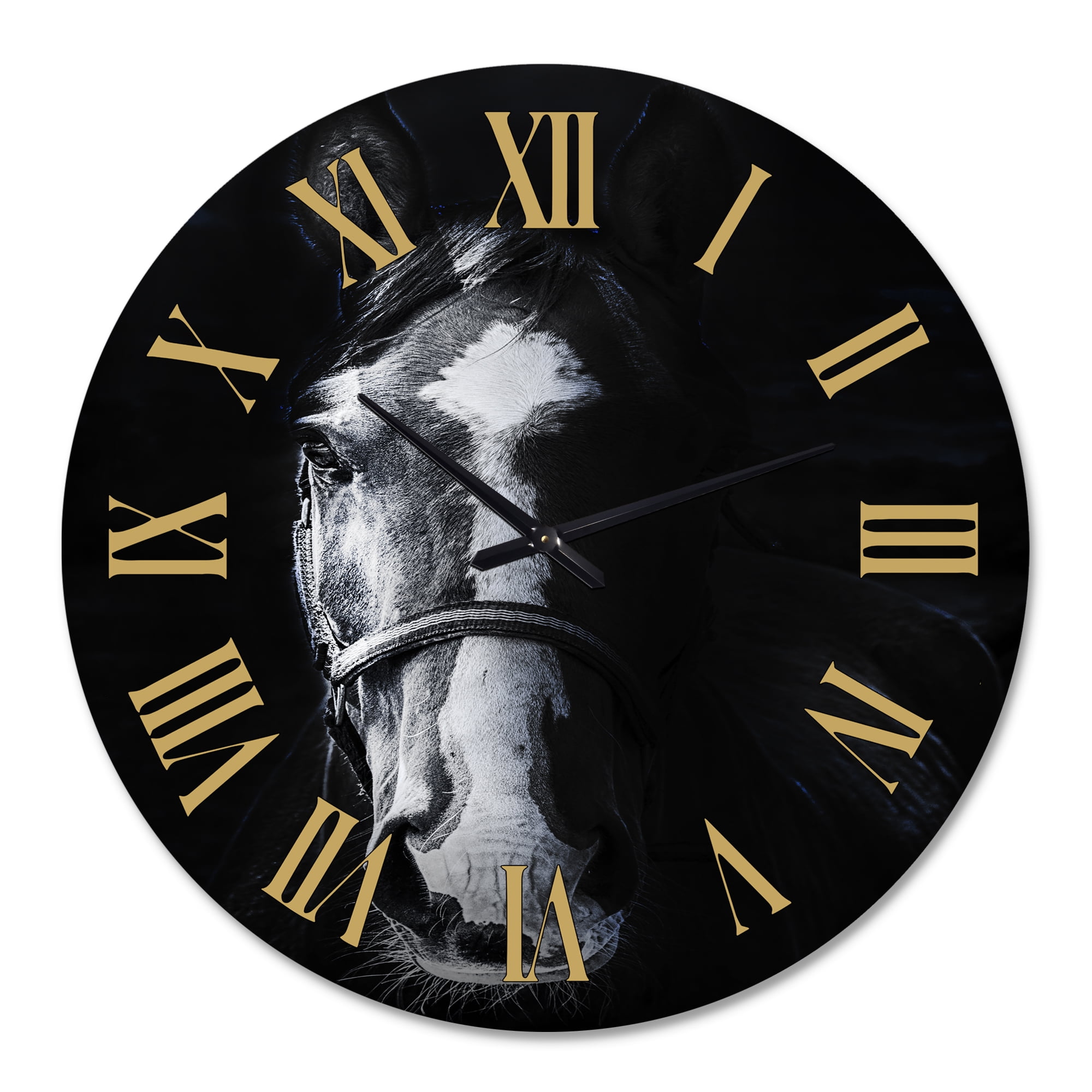 Designart 1 in Farmhouse Wall Clock