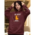 thumbnail image 2 of Corgi My Spirit Animal Hoodie Women -Image by Shutterstock, Female 5X-Large, 2 of 4