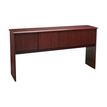 HON 94234NN 94000 Series Stack-On Storage Hutch With 4 Doors, 70w x 16-1/8d x 37h, Mahogany