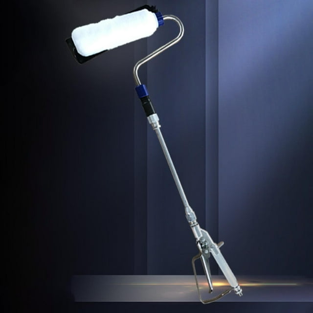 Brosse à Rouleau de Peinture Sans Air Rétractable pour Plafonds Murs Outil
