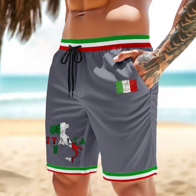 WILLBEST Pantalón Deportivo Corto para Hombre, Casual, para Uso Diario, Versátil y Elegante, para Relajarse y Salir, Ligero y Cómodo, Diseño de Estampado Moderno para Verano.