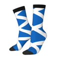 thumbnail image 2 of Women Colorful Crew Socks Scottish Flag Novelty Fun Socks For Mens, 2 of 7