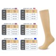 thumbnail image 3 of Compression Socks for Men & Women – Cycling Long Tube, Outdoor Fitness, Running & Sports Leg Support (grey,XXL), 3 of 10