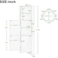 Triangle Bathroom Corner Storage Freestanding Storage