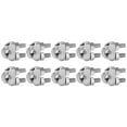 thumbnail image 4 of Clips De Cuerda De Alambre, 10PCS Material De Acero Inoxidable Cable De Cuerda De Alambre Abrazadera De Clip De Cable De Cuerda De Alambre De Acero Inoxidable Para Fijar Muebles De, 4 of 8