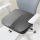 thumbnail image 3 of Cojín ergonómico de espuma viscoelástica Macarena Corrector lele soporte antideslizante para silla de oficina Malla gris, 3 of 8
