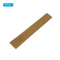 thumbnail image 3 of Archery Recurve Bow Limbs Dampener, Adhesive Fur Bowstring Groove Shock Absorber, Brown, 3 of 5