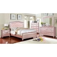 thumbnail image 4 of Rosebery Kids Contemporary Wood Twin Panel Bed in Rose Gold, 4 of 4