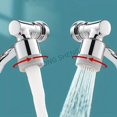 thumbnail image 4 of 1pc Upgraded Universal 1440° 1080° Rotation Extender Faucet Aerator Plastic Splash Filter Kitchen Washbasin Faucets Bubbler Nozzle Robotic Arm, 4 of 4