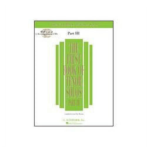 First Book of Solos: First Book of Tenor Solos - Part III (