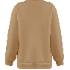 thumbnail image 6 of DYMADE Women Fleece Terry Top Loose Pocket Long Sleeve Solid Color Sweatshirt, 6 of 6