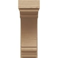 thumbnail image 2 of 8"W x 16"D x 24"H Classic Warren Rough Cedar Woodgrain TimberThane Corbel, Primed Tan, 2 of 6