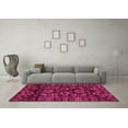 thumbnail image 3 of Ahgly Company Indoor Rectangle Abstract Pink Modern Area Rugs, 2' x 5', 3 of 4