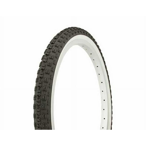 Tire Duro 20" x 1.75" Black/White Side Wall .bike tire, lowrider bike tire, lowrider bicycle tire, bmx bike tire