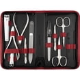 thumbnail image 1 of Set de manicura MarQus, kit de aseo de 12 piezas con funda de piel, 1 of 7