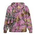 thumbnail image 5 of Uorisanigo Purple Camo Hunting Hoodie Oversized Sweatshirt Casual Slight Stretch Womens Hoodies Oversized Sweatshirts Drop Shoulder Comfortable Winter Fall Clothes Size S, 5 of 7