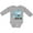 AC-Heather Grey, variant on Inktastic My Uncle Loves Me with Cute Sharks Boys or Girls Long Sleeve Baby Bodysuit