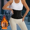 thumbnail image 2 of Solid Color Waist Cincher Waist Trimmer Belt Sweatband Abdominal Belt for Outdoor Sports and Home Fitness Enthusiasts, 2 of 9