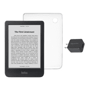 Kobo Clara BW eReader with Case Bundle (Clear Case, Case + AC Bundle)