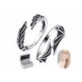 thumbnail image 1 of 2 Anillo De Alas De Ángel Demonio Plata 925 P/ Mujer Hombre Xtellar plateado, 1 of 4