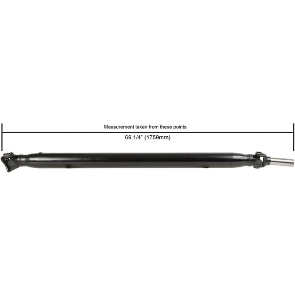 CARDONE Reman 65-3020 Drive / Prop Shaft Rear fits 2001-2010 Dodge, Mitsubishi