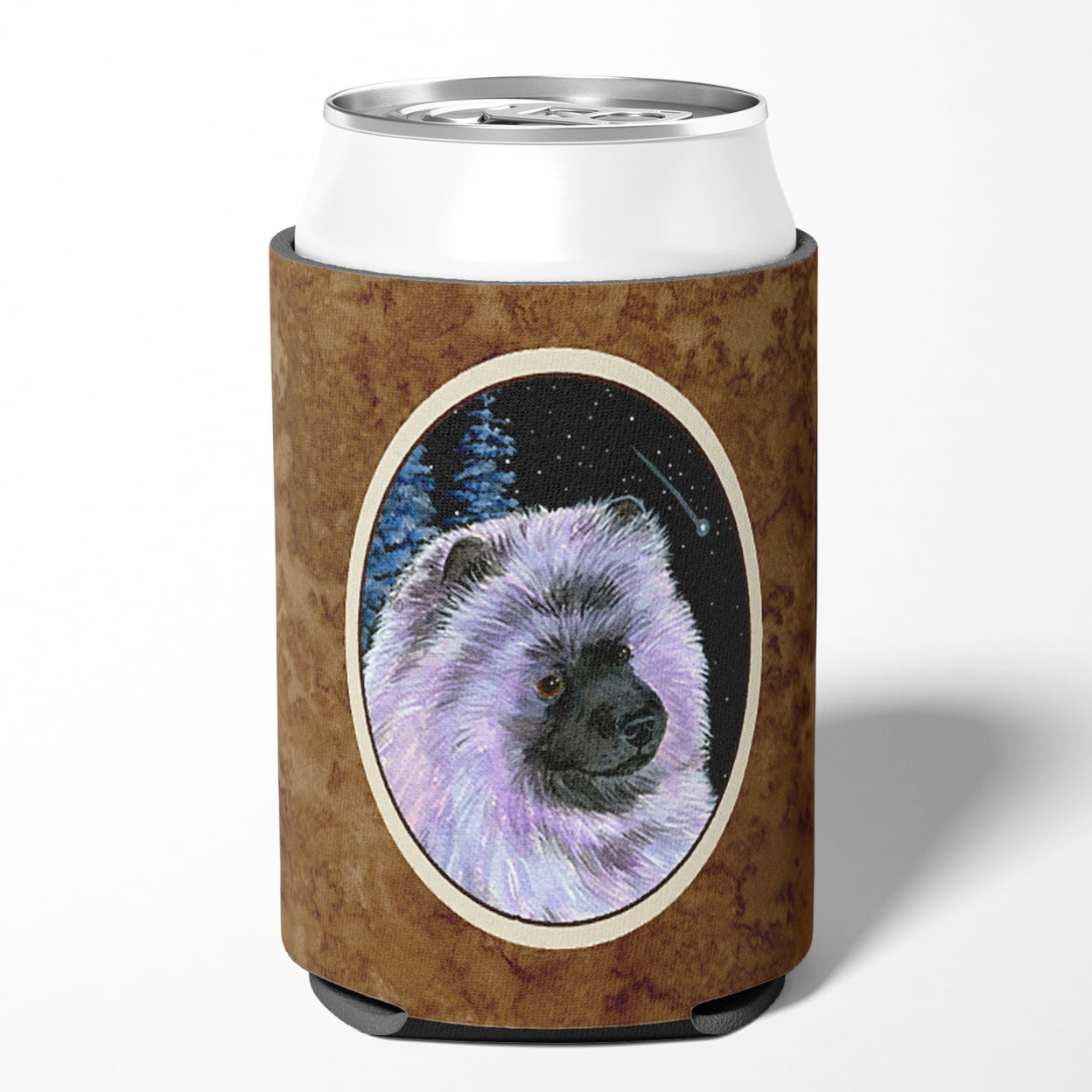 Carolines Treasures SS8412CC Starry Night Keeshond Can or Bottle Hugger Can Hugger multicolor