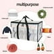 thumbnail image 4 of Bolsa de almacenamiento para mantas de gran capacidad | Organizador plegable transparente resistente con asas portátiles | Alta capacidad para ropa, juguetes, árbol de Navidad, almacenamiento de, 4 of 8