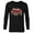 Black, variant on Disney Mickey & Friends Christmas Snow-Capped Happy Holidays - Long Sleeve T-Shirt for Men - Customized-New Red