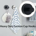 thumbnail image 5 of Twist Suction Cup Hooks for Shower, No Drill Suction Cup Hooks, Suction Bathroom Hooks, Removable Shower Hooks, Stainless Steel Vacuum Hooks for Bathroom, Kitchen (2*Chrome), 5 of 5