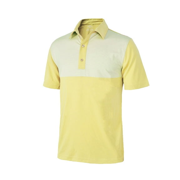 Monterey Club Men's Ultimate Pinstripe Contrast Golf Polo Shirt #1136