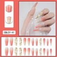 thumbnail image 2 of Uñas postizas bonitas, uñas largas, purpurina, pegamento con purpurina, uñas postizas, con pedrería, uñas brillantes para mujer, 1 ml, 2 of 2