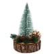 thumbnail image 5 of Árbol de Navidad artificial, 2 piezas de 22 cm, mini árbol de Navidad artificial de escritorio, decoración navideña, diseño de última generación, 5 of 8