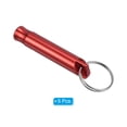 thumbnail image 3 of Uxcell Survival Whistle, 5 Pack Loud Sound Safety Whistle for Camping Hiking, Red, 3 of 5