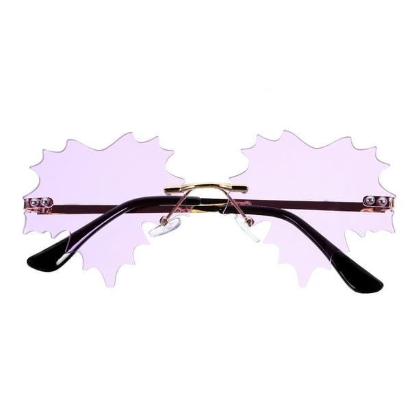 KAKOWELY Gafas de sol sin montura, gafas de sol rave para mujer, gafas de sol ligeras, gafas de sol de fiesta para adultos