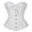 White, variant on SAYFUT Women's Fashion Jacquard Pattern Lace Body Shaper Waist Training Overbust Corset Bustier Size S-6XL