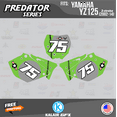 thumbnail image 3 of Kalair GFX Graphics Kit for Yamaha YZ125 (2006-2007) Predator Series, 3 of 5