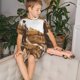 thumbnail image 4 of Balery Western Cowboy Countryside Conjunto de Pijama Infantil de Manga Corta con Estampado – Ropa de Dormir de Algodón Suave-Medium, 4 of 6