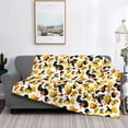 thumbnail image 2 of Rateoe Duck In Black Suit1 Pattern Flannel Throw Blanket, Ultra-soft Blanket for Bed, Couch, Car, Hypoallergenic Anti-pilling blanket-80"x60"(Horizontal), 2 of 6