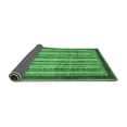thumbnail image 2 of Ahgly Company Indoor Square Abstract Emerald Green Modern Area Rugs, 5' Square, 2 of 4