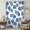 Blue, White, Navy, variant on Navy Blue Flower Sheer Curtains 45" Long for Bedroom, Indigo Blue Summer Botanical Farmhouse Light Filtering Privacy Drapes, Breathable Semi Sheer Short Window Treatment for Kitchen Cafe Bathroom