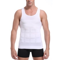 Lilvigor Men's Body Shaper Slimming Shirt Tummy Vest durable Thermal Compression Base Layer Slim Muscle Tank Top Shapewear