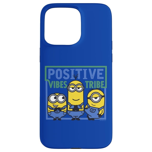 Funda Minions Positive Vibes para iPhone 15 Pro Max
