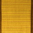 thumbnail image 1 of Ahgly Company Indoor Square Abstract Yellow Modern Area Rugs, 8' Square, 1 of 4